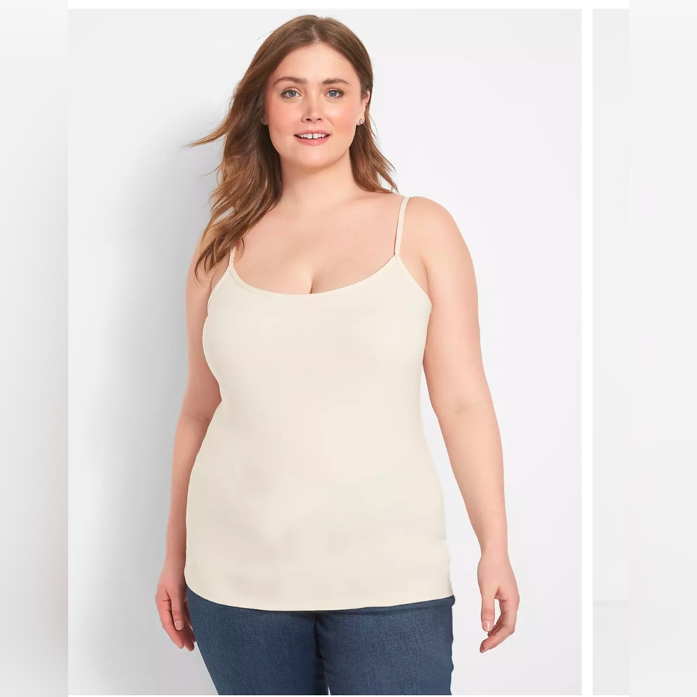 Lane Bryant Adjustable Strap Classic Cotton Cami’s 18/20 New
A76